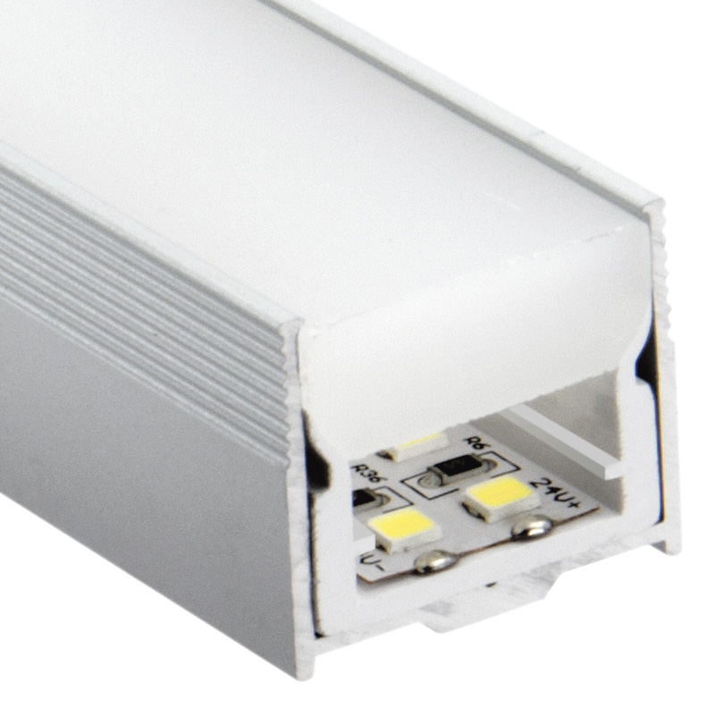Aluminium Profil EXTRO B-25 Aufbau alu eloxiert
B=24.8mm H=21mm L=1000