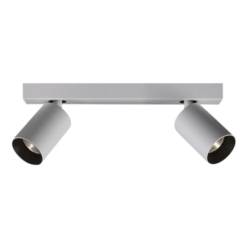 Anbaustrahler Minitube Line 2 /2 x9.2W silberfarbig
240V/ 3000K L=336 B= 50 H=148mm /IP20