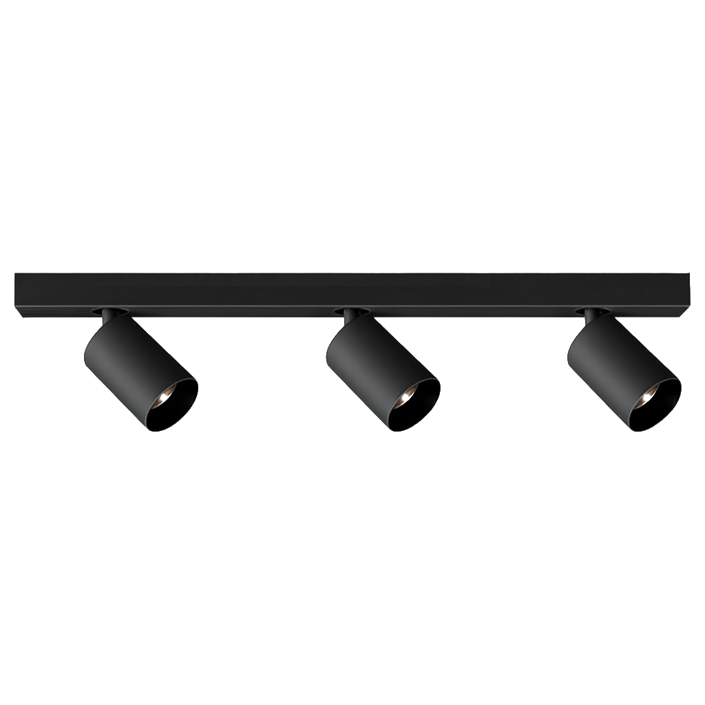 Deckenstrahler Minitube Line 3 Led 3x9.2W schwarz
240V/3x863lm CRI90 2700K L=560 H=148