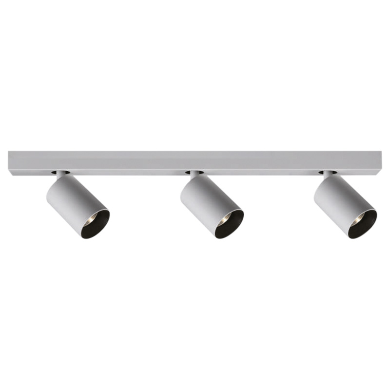 Deckenstrahler Minitube Line 3 Led 3x9.2W silber
240V/3x863lm CRI90 2700K L=560 H=148