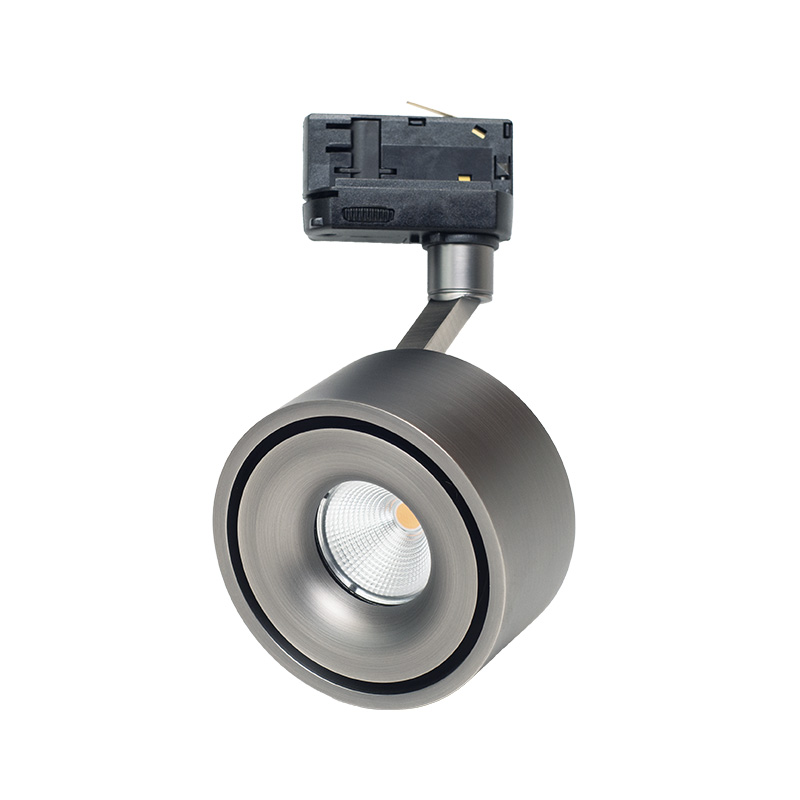 Schienenstrahler Turn mini 8.7W silbergrau
230V/ 3000K 1158Lm CR90 46° D=84 H=48/ IP20