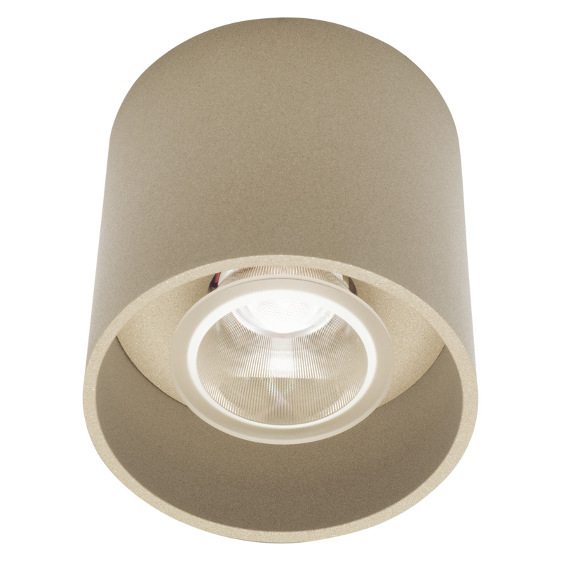 Deckenstrahler Cilindro 12W  Linse 36° champagner
240V/2700K 1139Lm CRI90 D=93 H=93 IP20