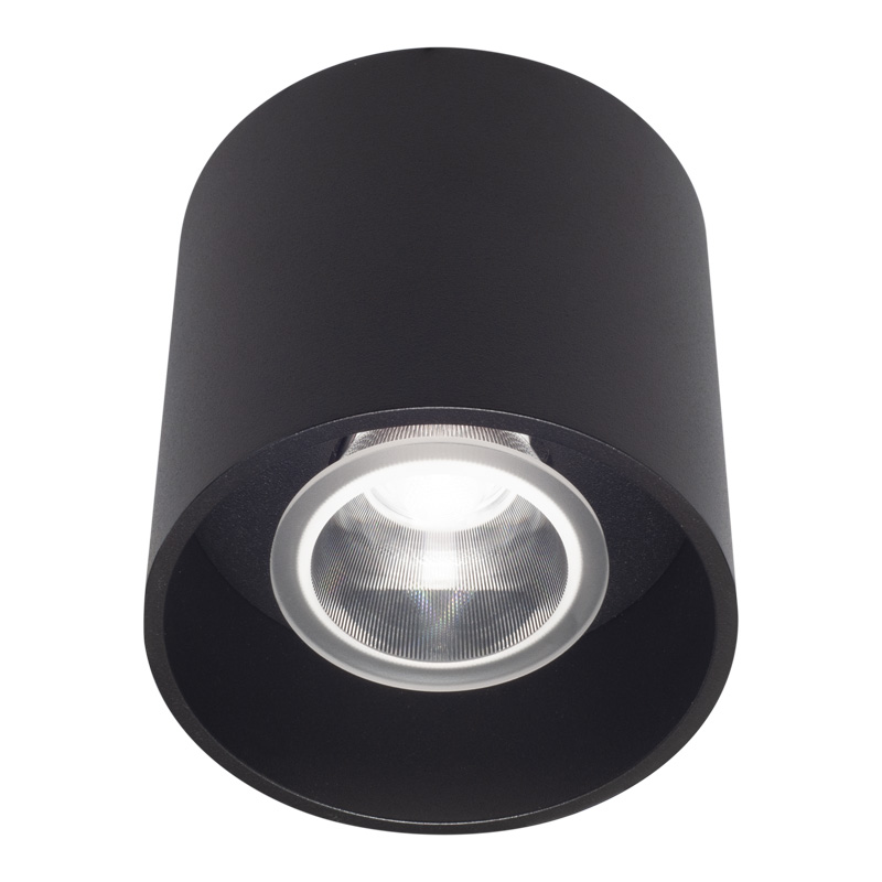 Deckenstrahler Cilindro 12W Linse 36° schwarz matt
240V/3000K 1266Lm CRI90 D=93 H=93 IP20