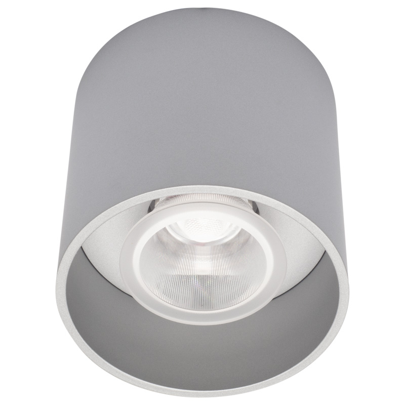 Deckenstrahler Cilindro 12W  Linse 36° silber
240V/3000K 1266Lm CRI90 D=93 H=93 IP20