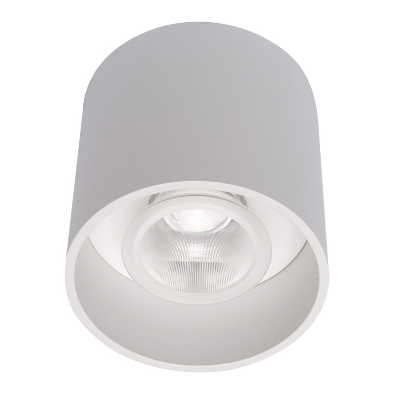 Deckenstrahler Cilindro 12W  Linse 36° weiss matt
240V/3000K 1266Lm CRI90 D=93 H=93 IP20