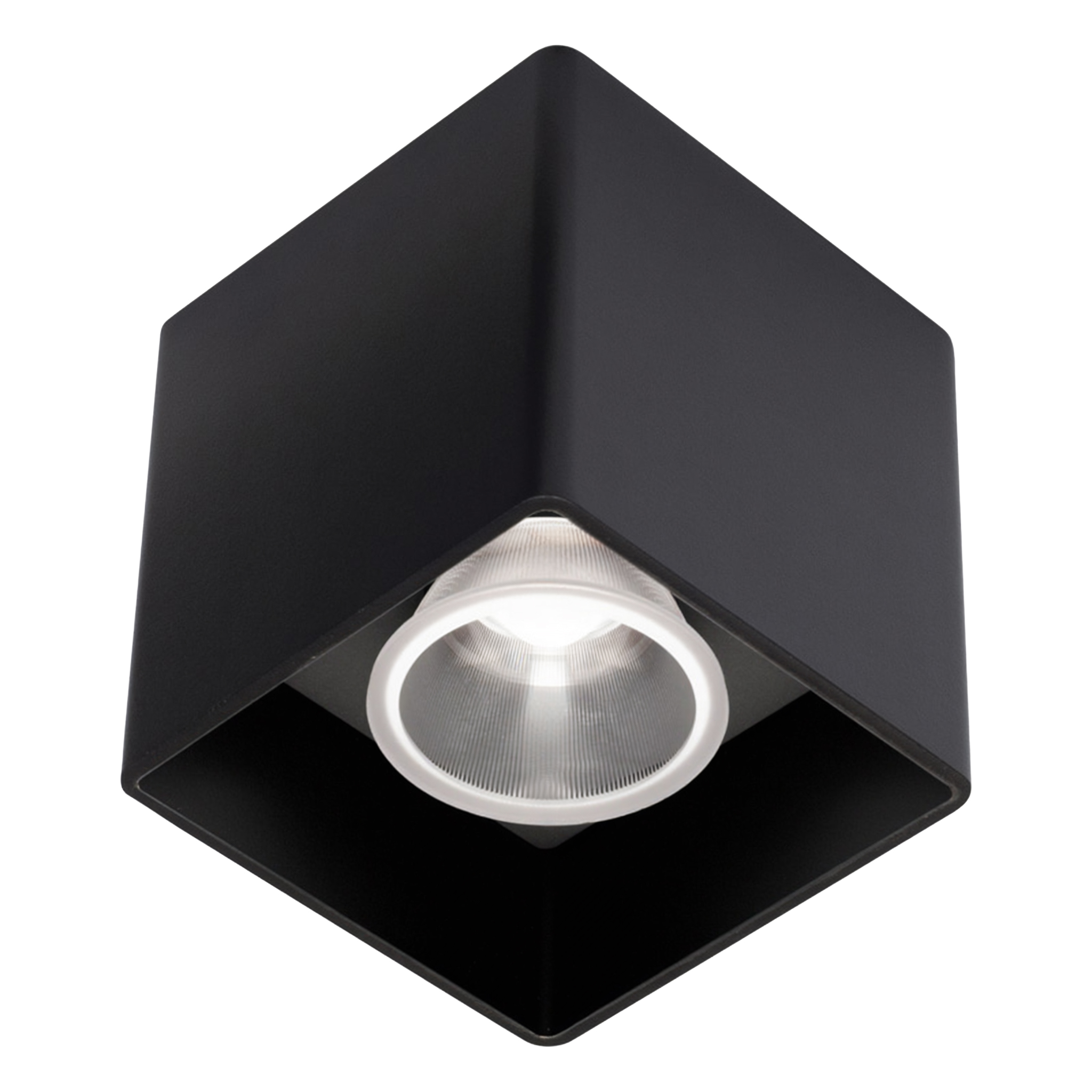 Deckenstrahler Quadrato LED 12W schwarz
240V 3000K 1266Lm CRI90 L=93 H=93 IP20