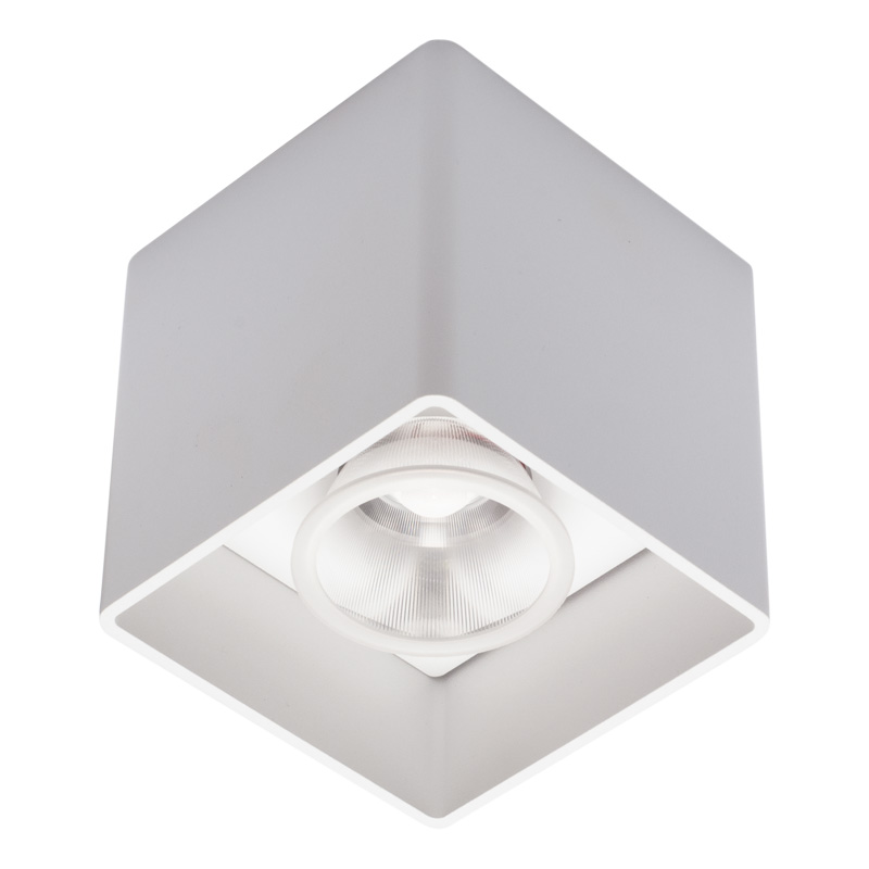 Deckenstrahler Quadrato LED 12W weiss matt
240V 2700K 1139Lm CRI90 L=93 H=93 IP20