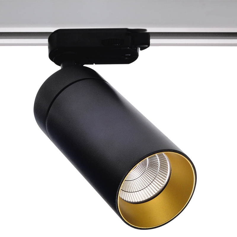 Schienenstrahler 3.Ph.Tube 60 13W DTW schwarz-gold
230V/2000K-3000K CR90 48° D=60 H=135