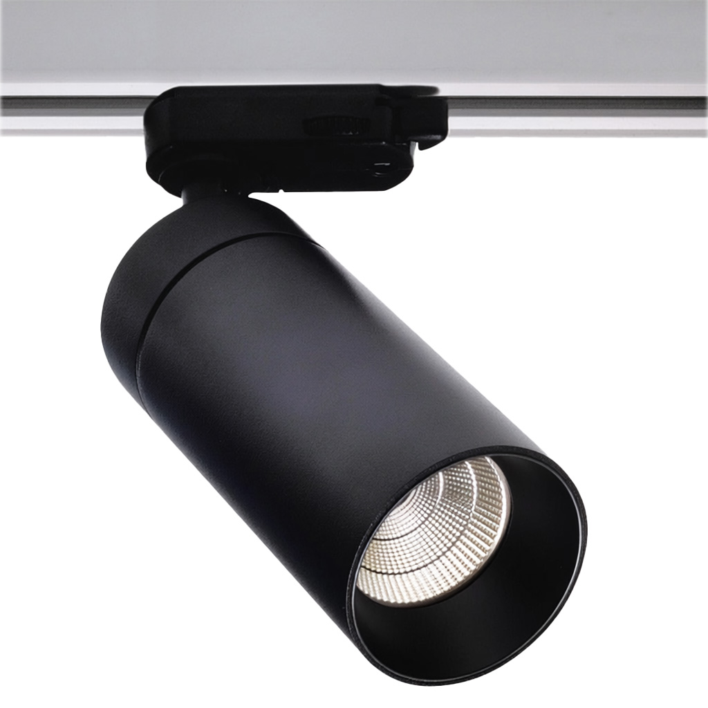 Schienenstrahler 3.Ph. Tube 60 12.2W schwarz
230V 2700K 1456lm CR90 50° D=60 H=140