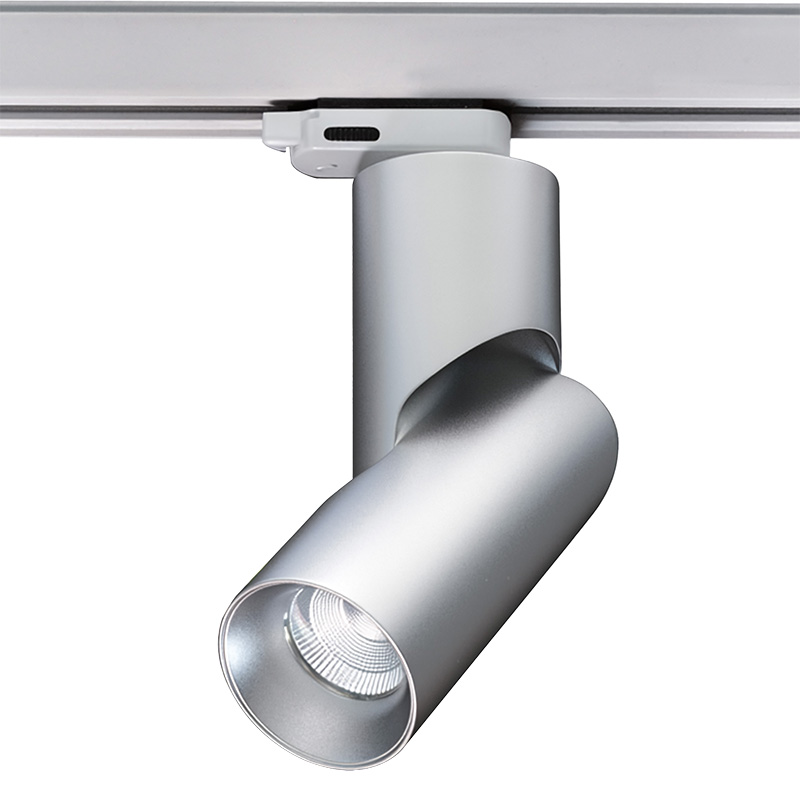 Schienenstrahler 3.Ph.Tube Twist 9W DTW silber
230V/2000K-3000K CR90 48° D=65 H=200