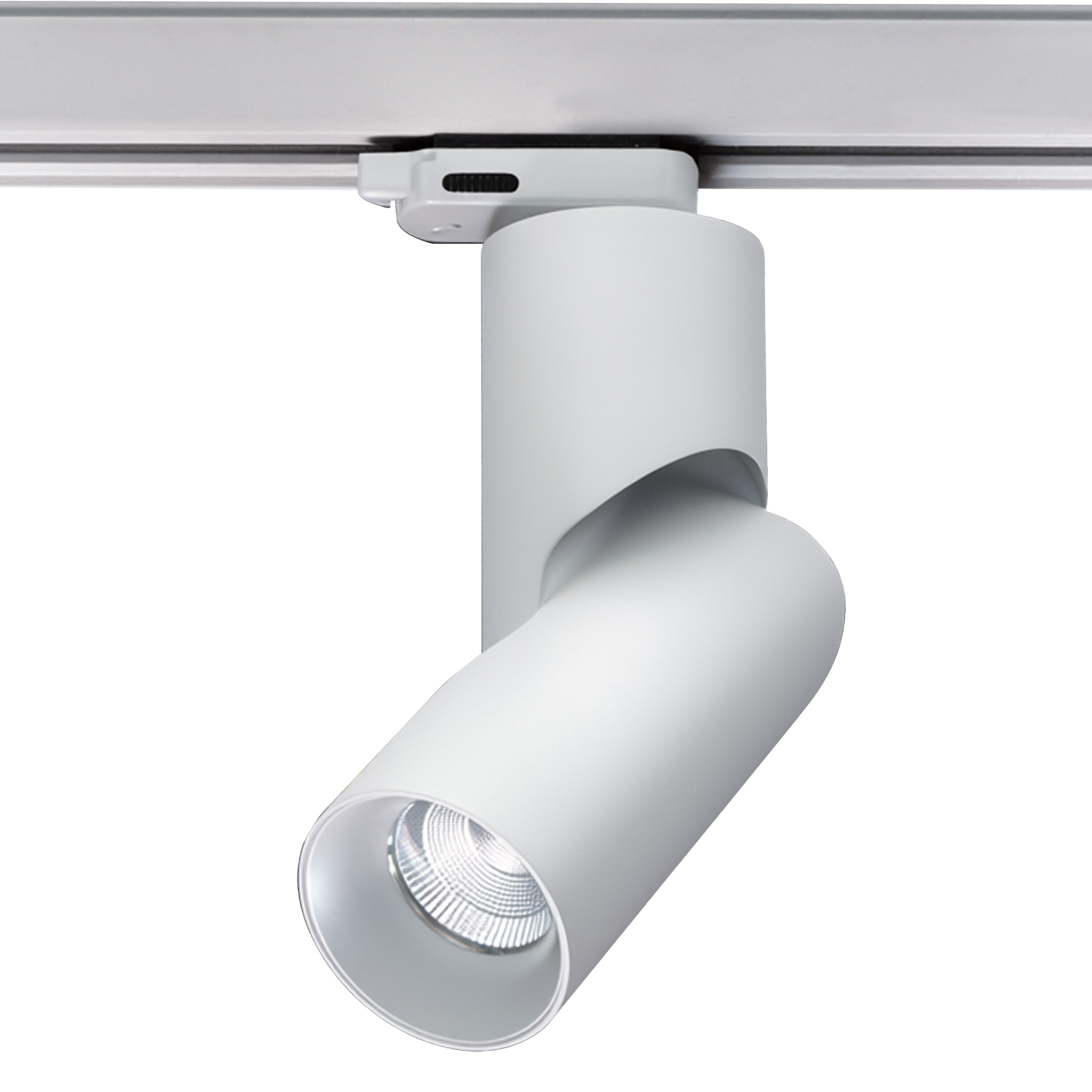 Schienenstrahler 3.Ph.Tube Twist 9W DTW weiss matt
230V/2000K-3000K CR90 48° D=65 H=200