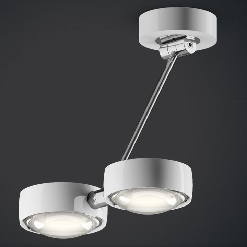 Deckenl. SENTO E soffitto doppio LED 30cm chrommatt
230V max 2x26W, 3000K