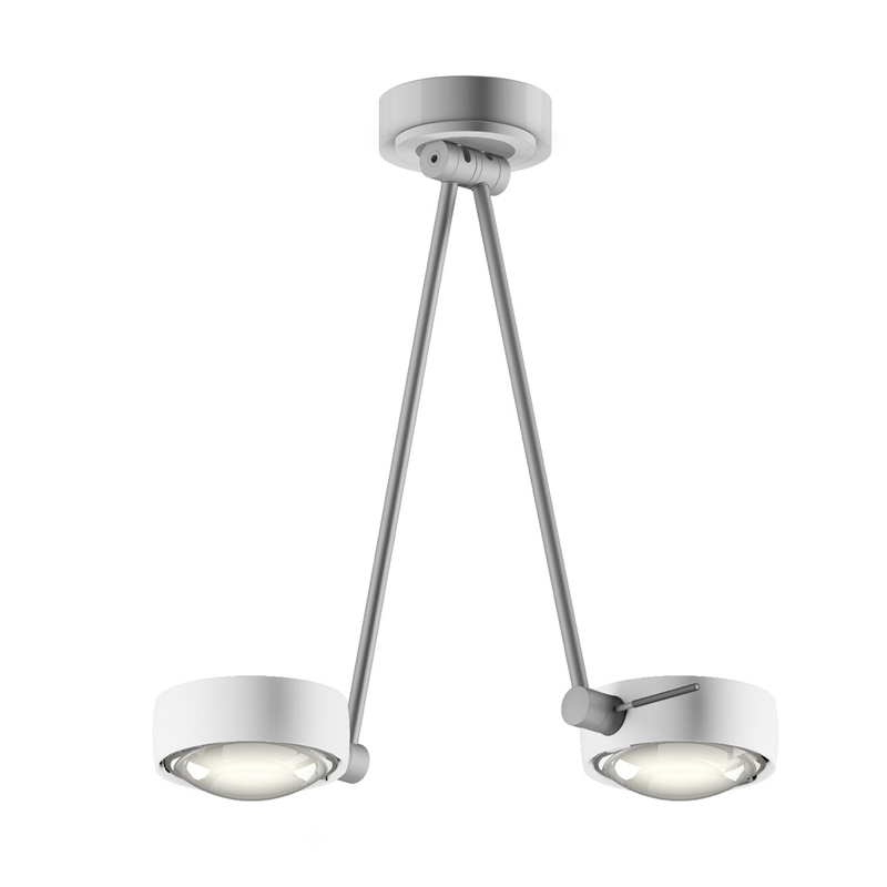 Deckenleuchte SentoLED soffitto due up E weiss matt
230V/2700K/CRI 97 2x26W H=40cm