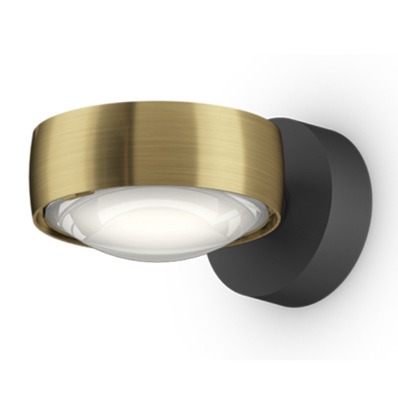 Wandleuchte Sento verticale E 26W up schwarz-bronze
230V 26W 2700K CRI97 D=88 H=29mm IP20