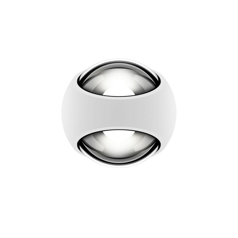 Wandleuchte Sito verticale VOLT C80 weiss matt 
230V/ 2x9W 2700K / D=130  H=113mm / IP65
