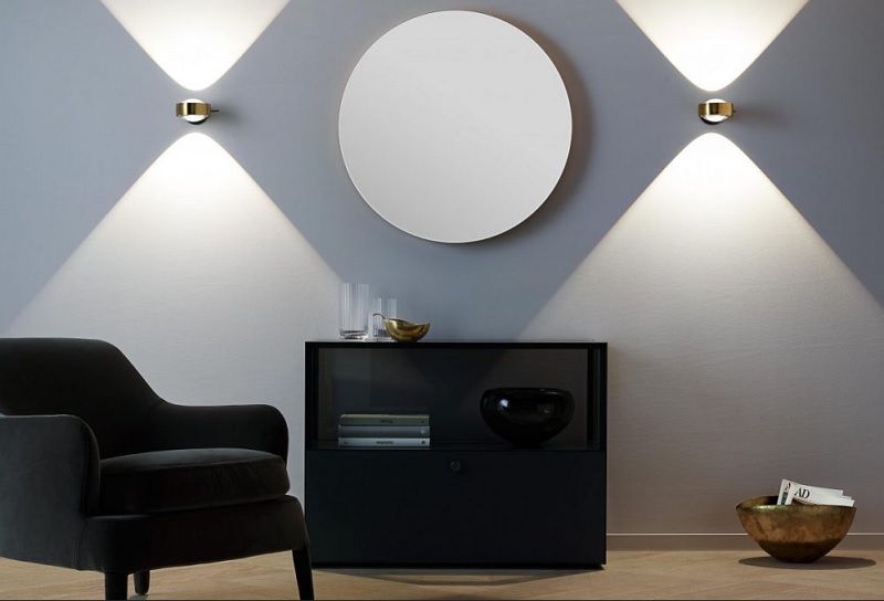 Wandleuchte Sento Body verticale D up chrom matt
230V 26W 2700K D=88 H=29mm IP20 - Image 4