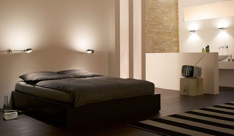 Wandeuchte par. singolo LED chrom/weissgl. 20 flat
230V/max. 1x26W 2700°K schwenkb. 120° - Image 4