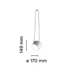 Pendelleuchte Aim Small LED 12W 2700K schwarz
230V 950lm CRI90 / D=17cm H=15cm IP20 - Image 2