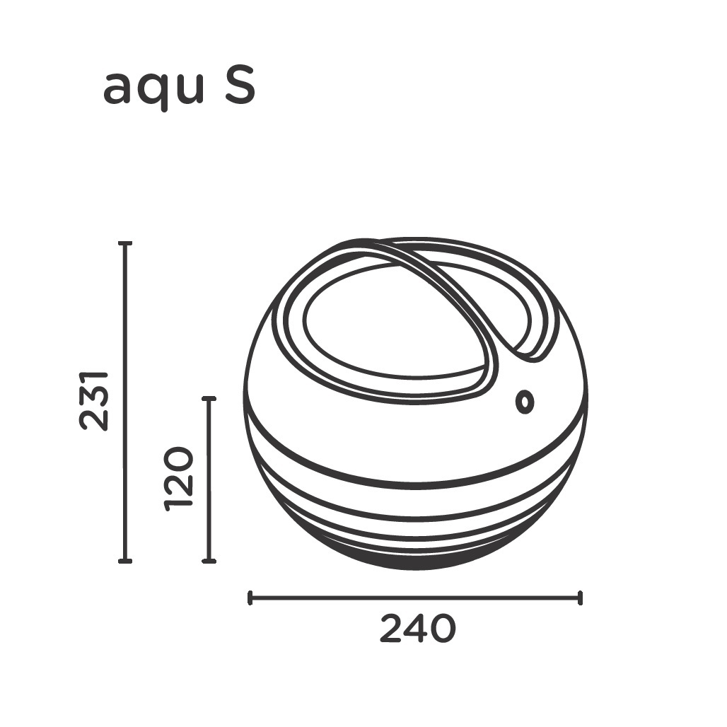 Bodenleuchte aqu S portable LED 1,5W Jet Black
Akku 2700K 75lm Solarpanel LED IP65 - Image 2
