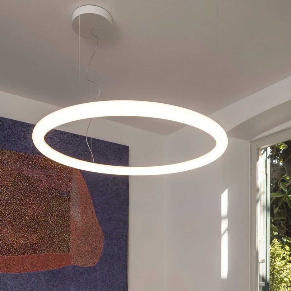 Hängeleuchte Alphabet of Light Circular weiss
240V 55W 3000K 6041lm CRI80 D=900mm/ IP20