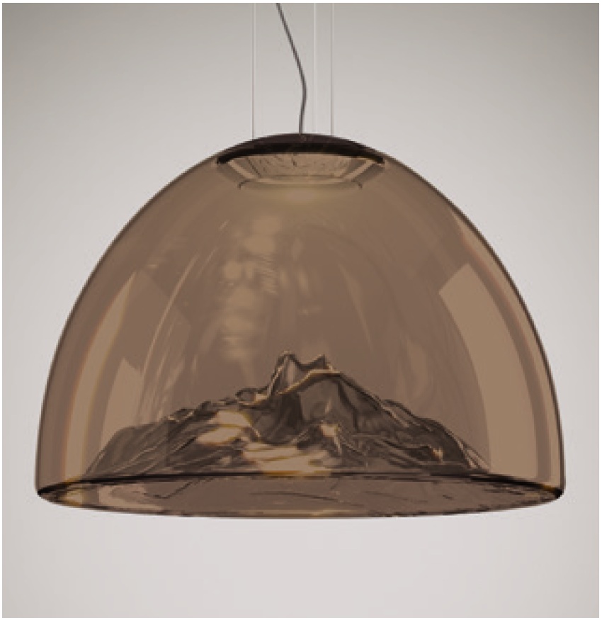 Pendelleuchte Mountainview pendant black chrome
240V 17W 3000K 2210Lm / D=50cm H=35 IP20