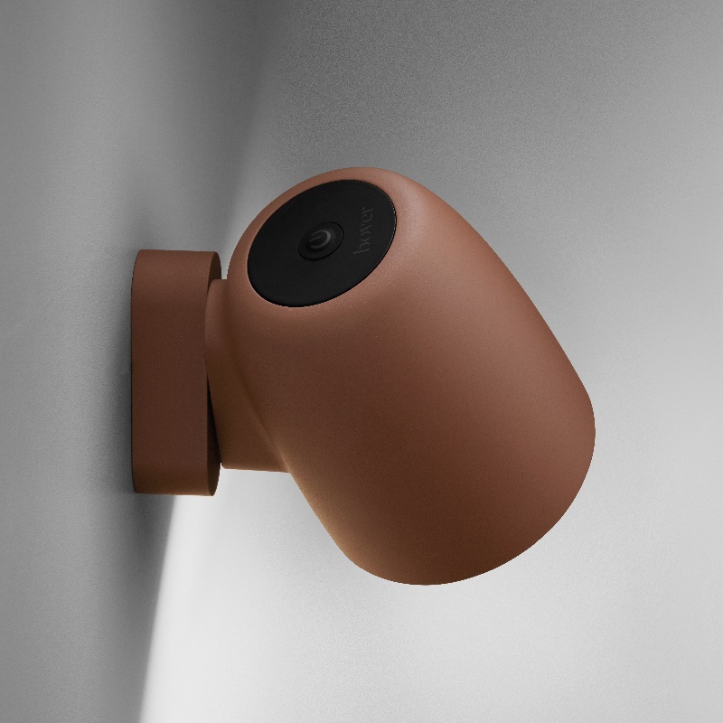 Wandstrahler Nut A/01 Outdoor Terracotta
240V 6.3W 2700K 950Lm D=10 H=13.5cm IP65