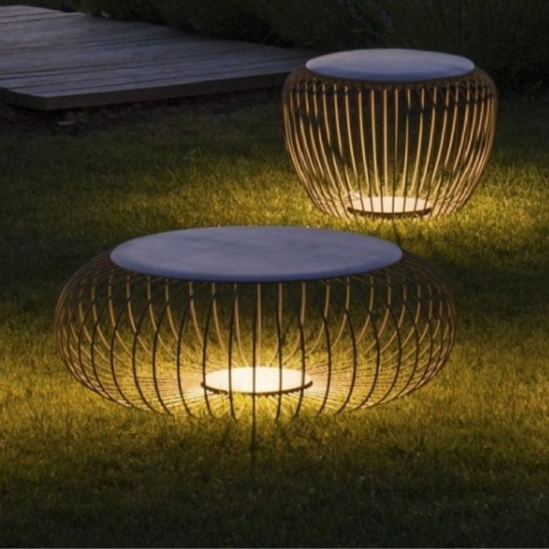 Bodenleuchte Meridiano 64 / 9W cremeweiss
230V/ 3500K 1709Lm/ D=640 H=460 / IP64