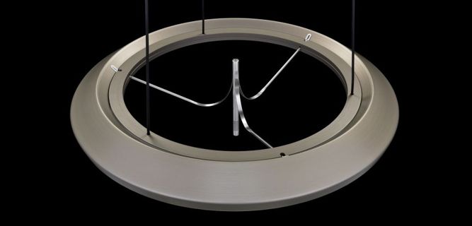 Hängeleuchte Conversio LED 25W 2700K champagne
230V 2150lm D=500 dimmbar stufenlos 5-95%