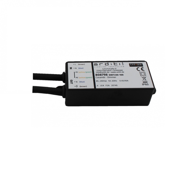 Dimmer Casambi 240V LED 100W (150W HG)  für Einbau
240V/ L=41 B=37 H=14 / IP65