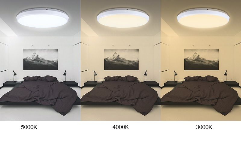 Anbauleuchte LED Quadro 12W weiss opal
240V 980-1010lm CRI90 250x250 H=42mm IP54 - Image 4