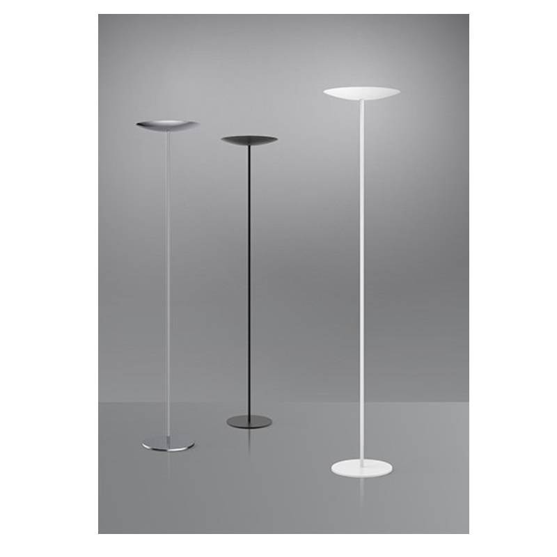 Stehleuchte CLASSIC - 17 LED schwarz
230V 75W/ 2700K/ 8450lm H=185cm mit Dimmer