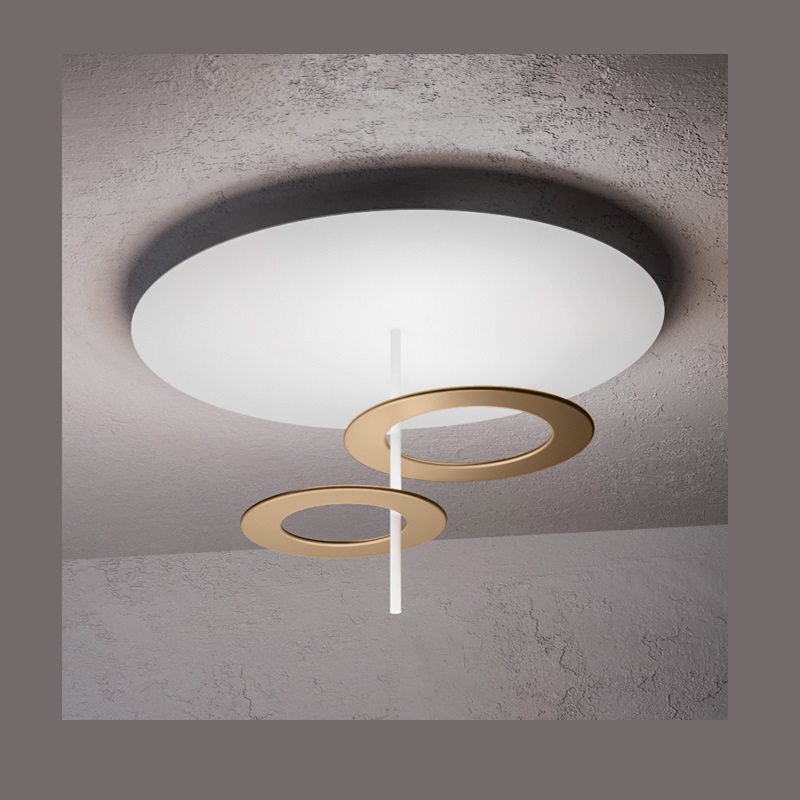 Deckenleuchte HULA HOOP P2 LED 42W weiss/rost
240V/2700K 7285lm / H=40cm D=66cm