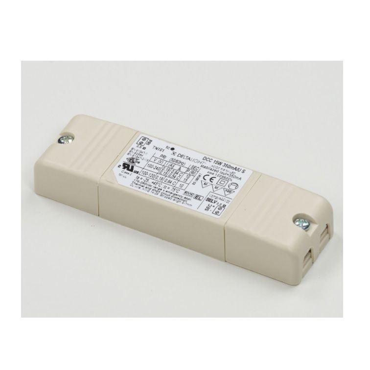 LED POWER SUPPLY 350mA-DC / 15W 
350mA-DC / 15W (110V:10W) / 2-43V-DC IP20