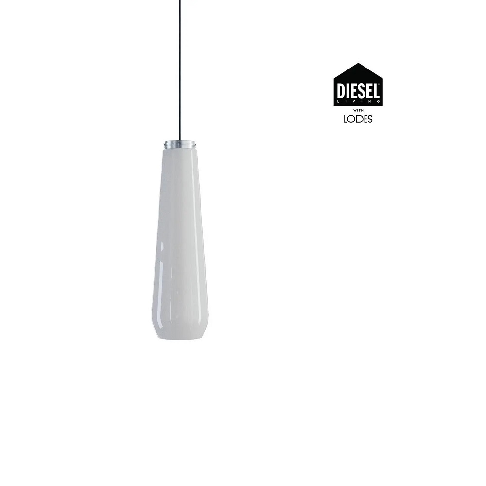 Pendelleuchte Glass Drop Glas weiss 
230V /E27 57W / D=13 H=45 / IP20