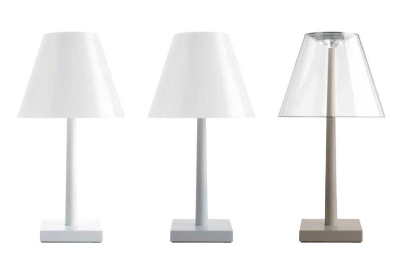 Tischleuchte DINA+USB LED Silber/Weiss
230V/2700°K 400lm 7W CRI85 IP20 dimmbar