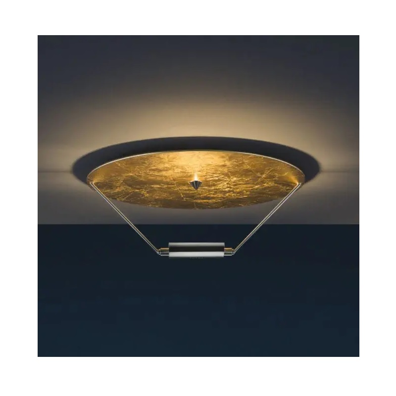 Deckenleuchte DISCO D'ORO LED 15W Blattgold
230V 2700K 2187Lm D=60 H=24.6cm IP20