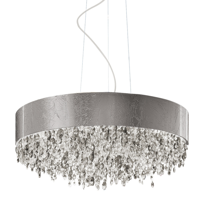 Hängeleuchte Olà S6 LED 90cm 3000K blattsilber
230V/ 44W 3000K D=90cm H=20cm