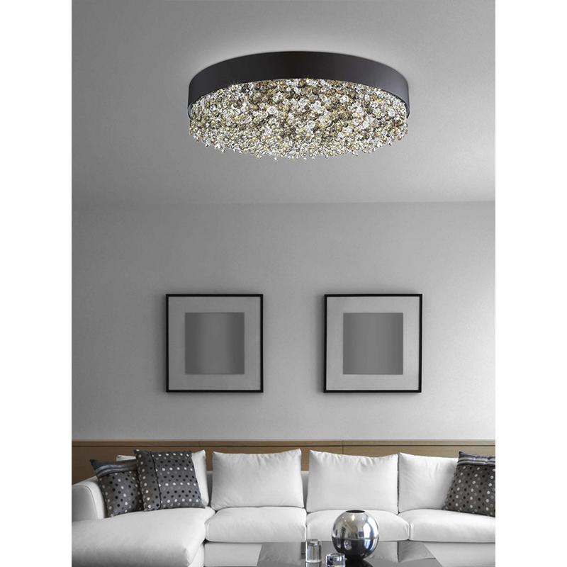 Deckenleuchte Olà PL6 LED rund bronze-matt
230V/ 31.5W 3000K 5040lm D=60cm H=26 IP20 - Image 5