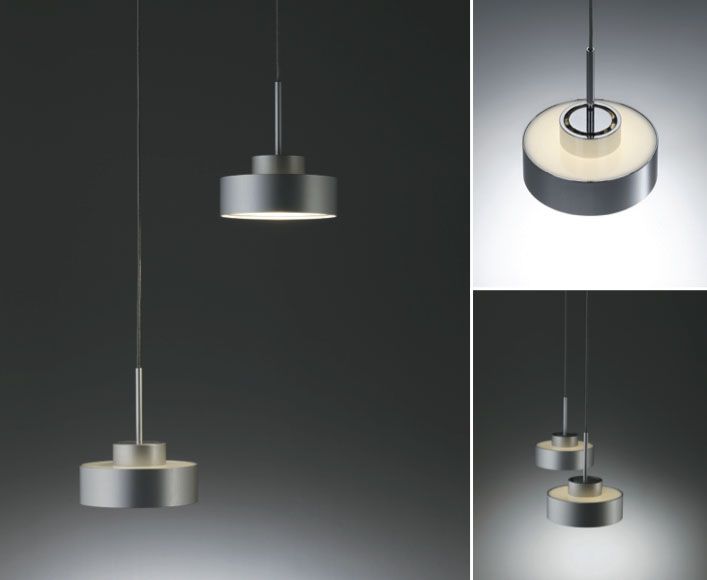 Einzelpendel Loui  Led 7Wdirekt/indirekt chrom
230V/24V/H=125 D=110/ 7W/ /2700°K