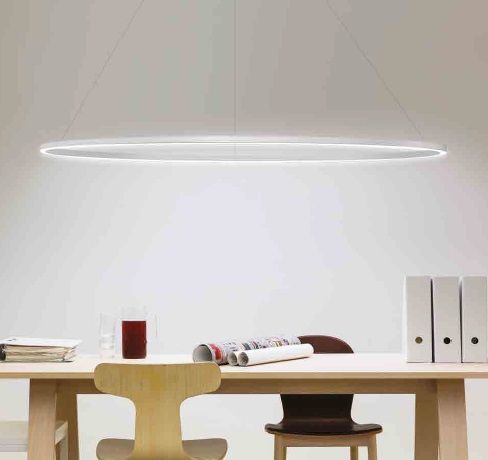 Hängeleuchte Ellisse minor LED 54W down weiss
240V/ 3000°K 5400lm L= 960 B=400 / IP20