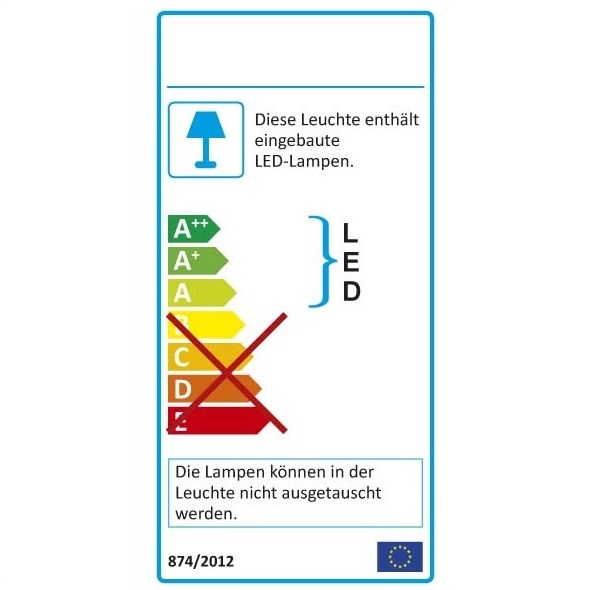 Wandleuchte SML LED M 15W TRIAC silber satiné/satiné
240V 3000K 1560lm B=220 T=85 H=25mm - Image 3