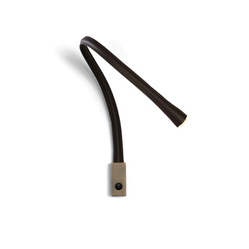 Wandleuchte AP L90 Flex-Led 3W Leder braun
240V/2700K L=900mm IP20