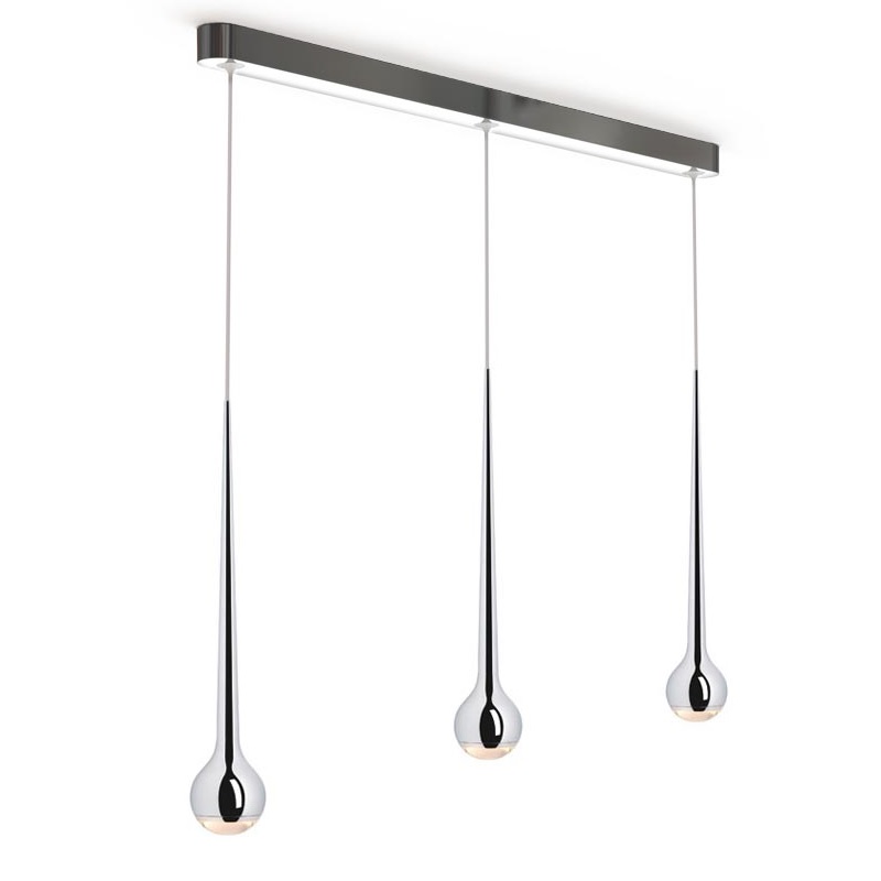 Pendelleuchte Falling 8 Up alu pol trio
LED 3x11W à 770lm 2700°K D= 8cm L=110 cm
