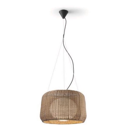 Hängeleuchte Fora S  Schirm braun
240V/ E27 2x9W D=50cm H=30cm IP66