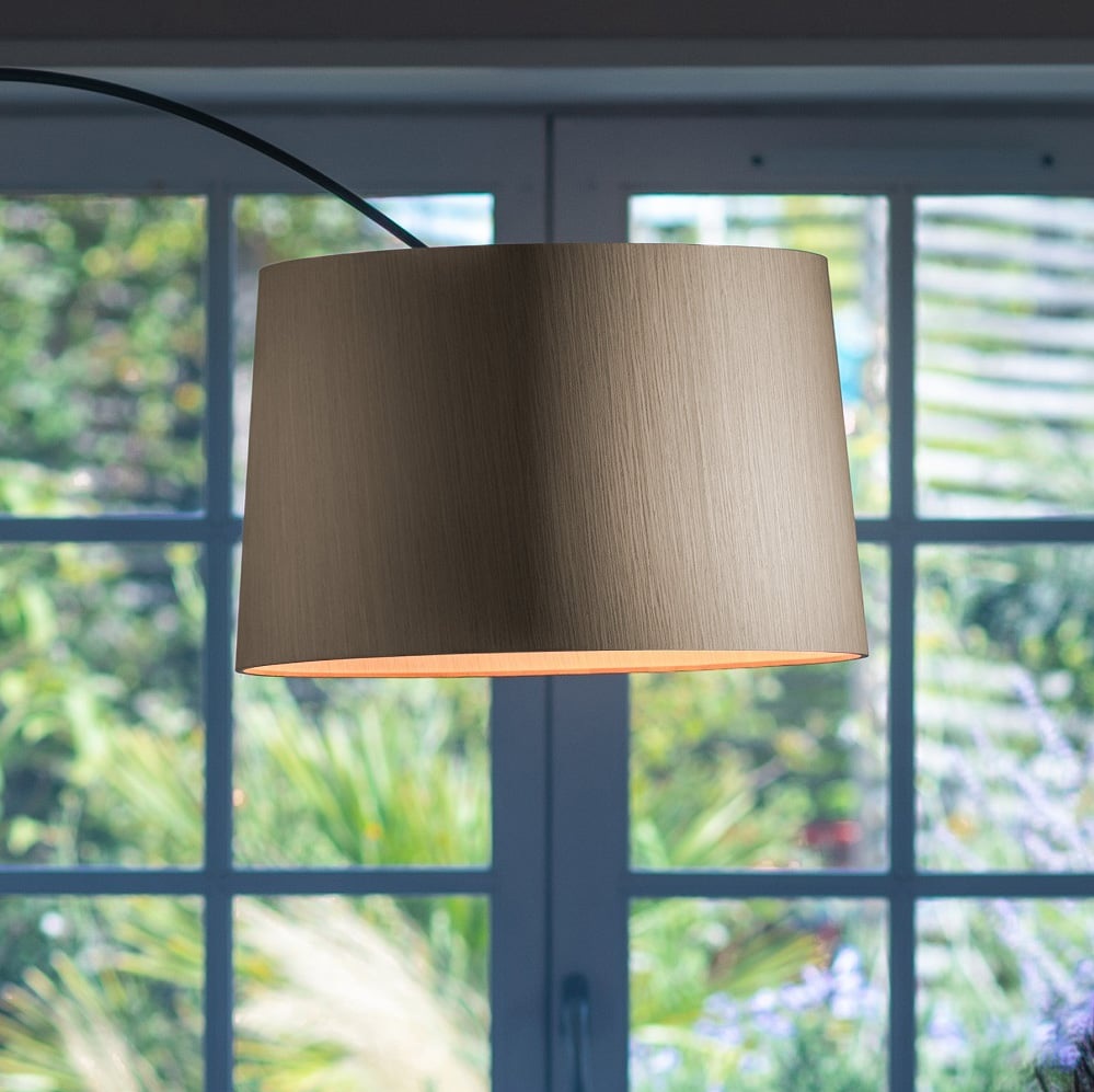 Steh-Bogenleuchte Twiggy ElleLED MyLight Eiche
240V/ 28W 3840lm RF-Schirm D=46cm/ IP20 - Image 5