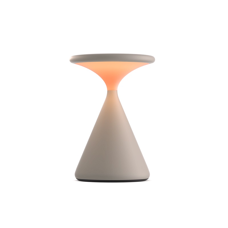 Tischleuchte Salt 7.7W 2700-1300K Sand White
9V/12V Akku 450lm  /H=19cm D=12.8cm