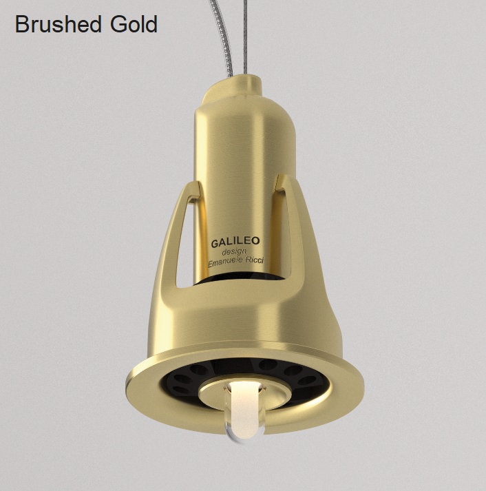 Ersatz-LED Set 12W für Galileo Pendel gold brushed
230V 2700K PUSH - 1/10V -DALI / IP20