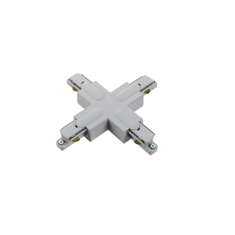 Stromschiene X-Verbinder 1Phase weiss