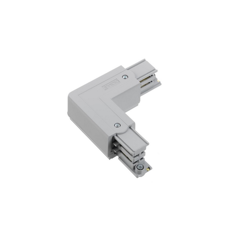 Stromschiene  L-Verbinder 3Ph rechts weiss
L=66x66