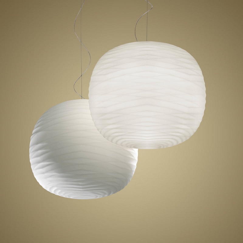 Hängeleuchte Gem LED dim weiss-gold
240V E27 21W 2700K CRI80 D=43 H=44 cm IP20